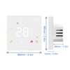 Smart Thermostat Touch Screen Programmable Floor Heating Thermostat for Gas