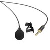 ANCLLO Lavalier Clip-on Condenser Microphone Omnidirectional for Smartphone Camera Live