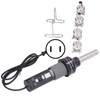 6Pcs Hot Air Gun LCD Digital Display Adjustable Portable Heating