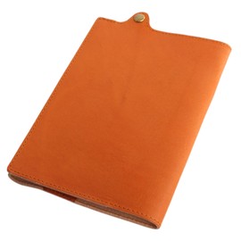 Lieu ensoleillé Book Cover, Book Size (Bookmark, Snap Button), Tochigi Leather, Made in Japan