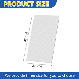 Storystore Polycarbonate Greenhouse Panels, Twin-Wall Polycarbonate Sheet, Clear Panels for Greenhouse,Outdoor Garden, Plant Stand Roof (47.2'H x 23.6'W x 0.16'T, 14)