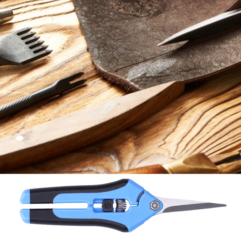 Scissors Pointed Tip Stainless Steel Garden Pruning Shears Industrial Wire