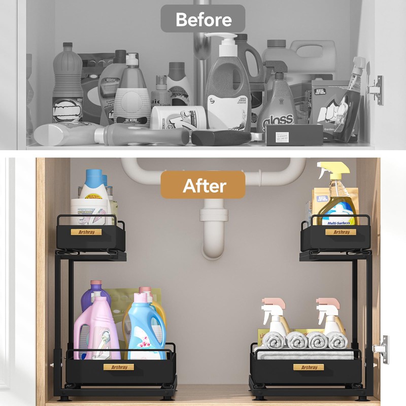 Under Sink Organizer Kitchen - Bathroom Organizers and Storage 2