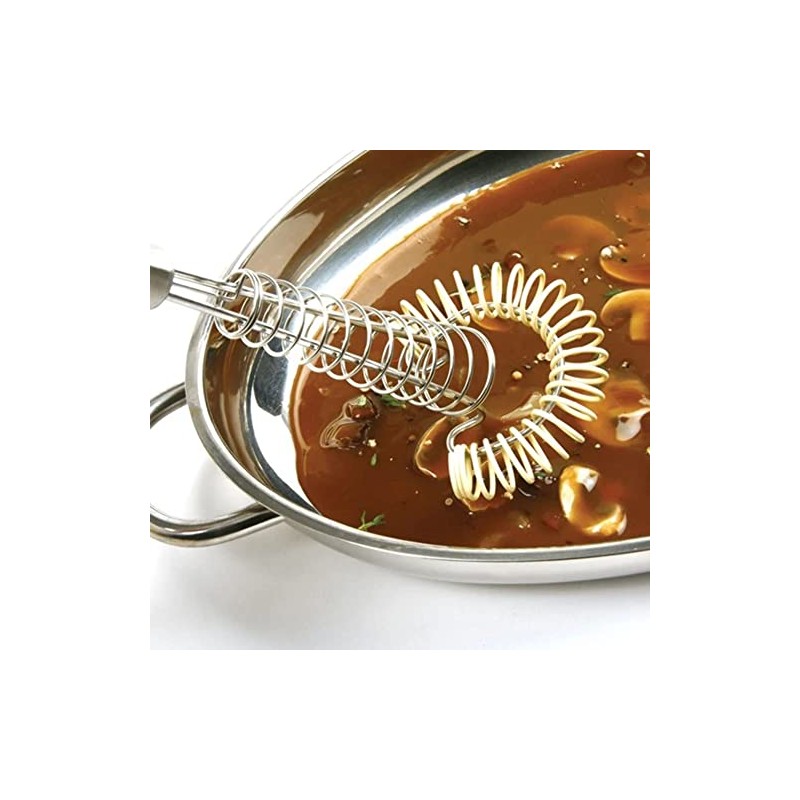 Norpro Stainless Steel Saucinator Whisk, One Size, As Shown