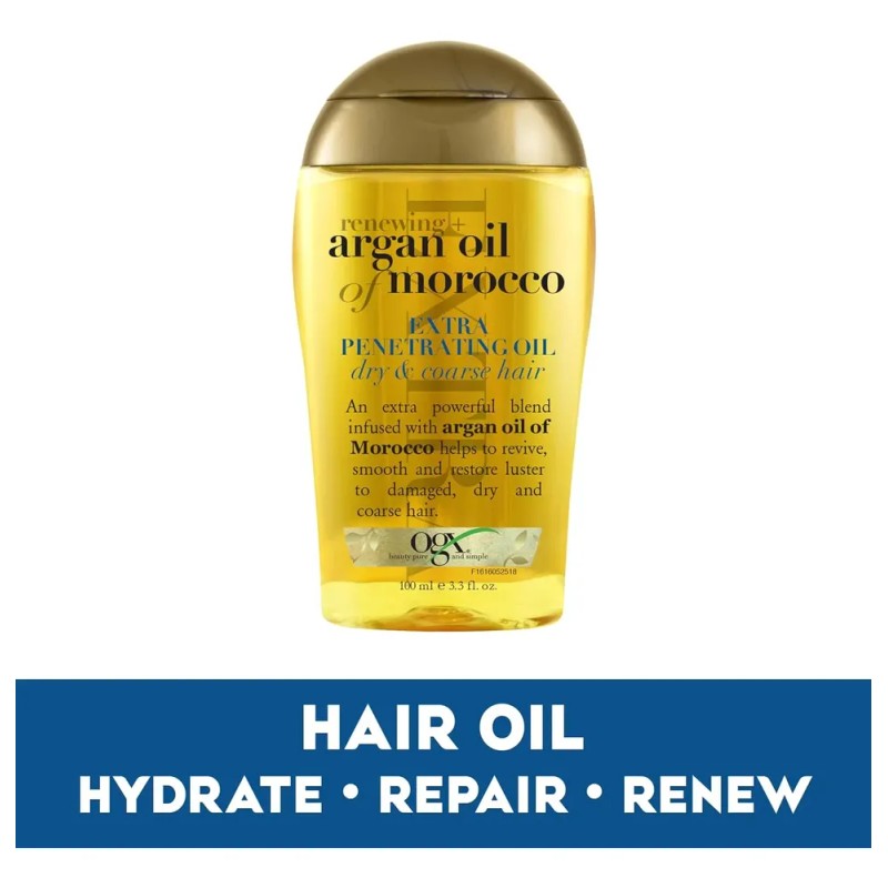 A Óleo Capilar Ogx Renewing + Com Óleo De Argan