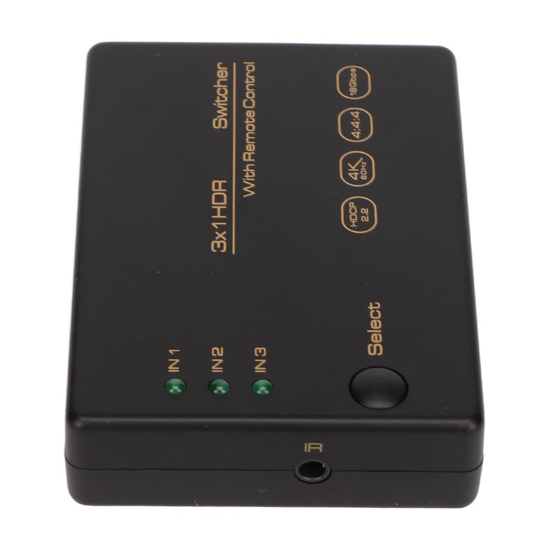 4K HD Switcher 3 in 1 Out 4K 60Hz HDR