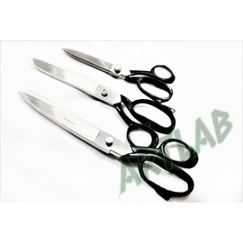 German Premium Tailor Scissors Set of 3 6 inch 8 inch 10 inch Heavy Duty Fabric Cutter Upholstery Dressmaking Sewing Scissors Tailor Shears CYNAMED