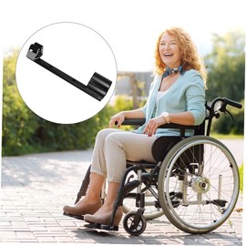 Minkissy Elderly Scooter Cane Holder Wheelchair Part Crutch Support Mount Stand