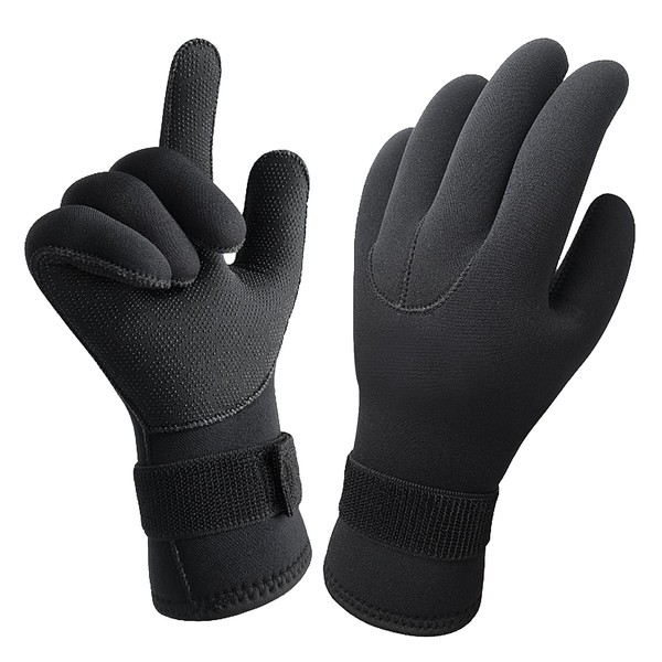 Cleminsta Diving Gloves, 3 mm, Neoprene Gloves for Fishing, Diving,