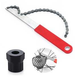 LOYELEY Sprocket, Chain Cutter, Bicycle Repair Tool, Bicycle Removal Repair Tool, Freehub Spanner, Freewheel Cassette, Bicycle Flywheel Chain Sprocket Removal Tool, Maintenance, Tire Repair, Install/Remove, Tool Set, Emergency Repair