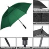 MRTLLOA 72 Inch Automatic Open Green Golf Umbrella, Extra Large