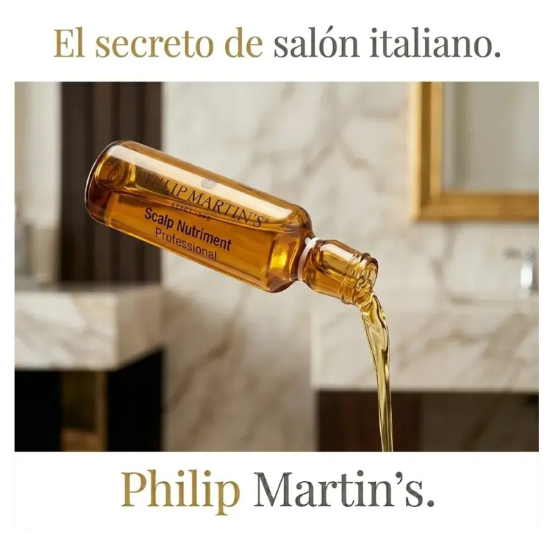 Ampolletas Capilares Phillip Martins Restaurador Anticaída 12x7ml Tratamiento Profesional Cabello