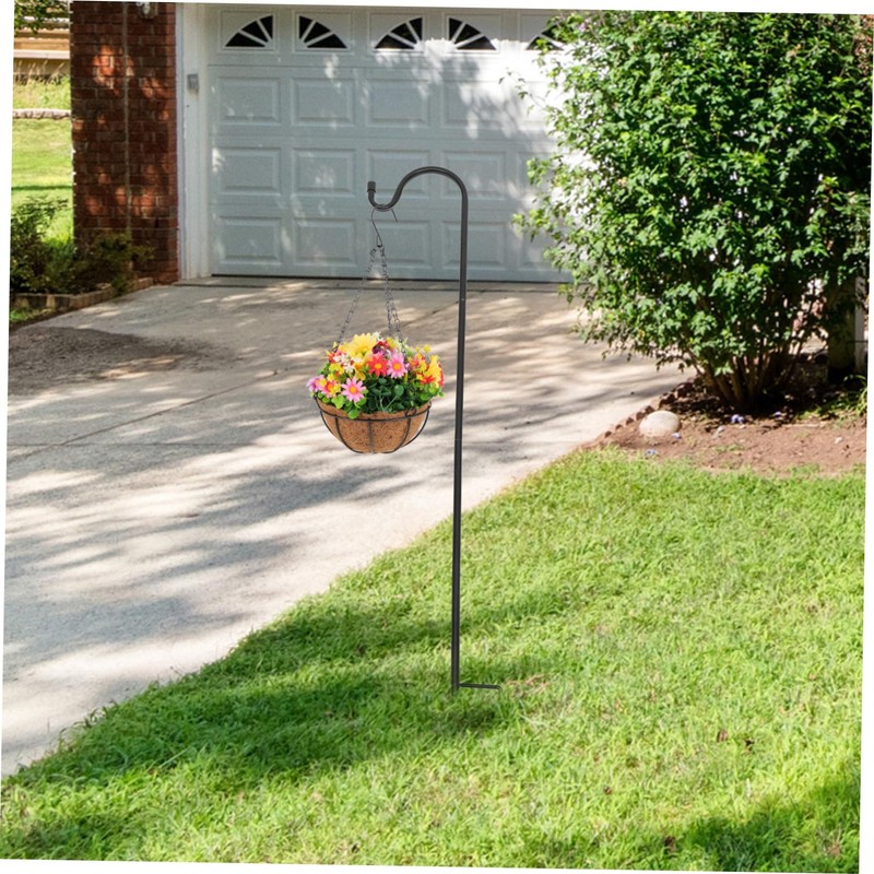 Abaodam Garden Shepherd Hook Detachable Rustproof Iron Hanging Hook for