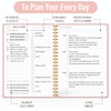 Daily Planner with Hourly Schedules - Undated To-Do List Notebook,