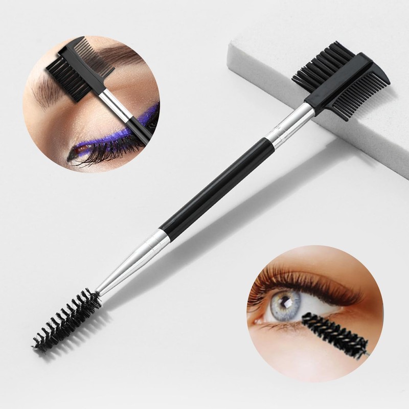 Eyebrow Brush Eyelash Separator Brow Comb Eyebrow Comb 3-in-1 Makeup