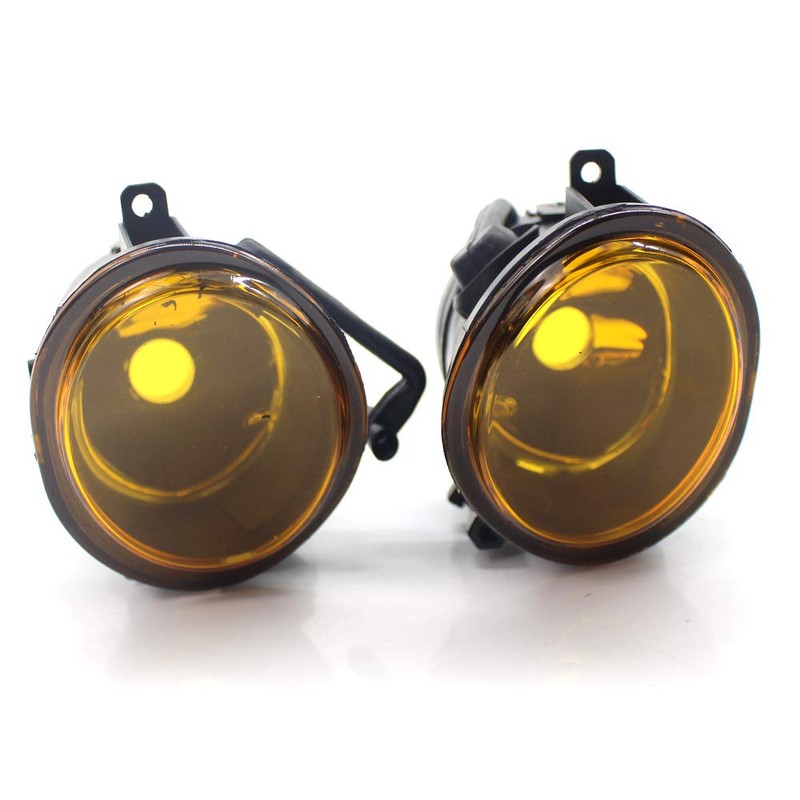 Jikeyuch 1 Pair Left Right Front Bumper Fog Lights Lamp