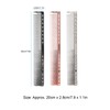 3pcs Space Aluminum Comb Set AntiStatic Wide Fine Tooth Hair