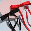 4pcs Ribbon Bowknot Hair Clips for Women with Long Tails,