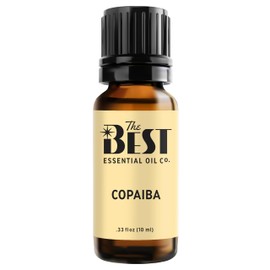 The Best Copaiba Essential Oil- Premium Grade- 100% Pure & Natural for Aromatherapy, Diffuser, Spa, Massage, Air Freshener- 10 ml (.33 fl oz)