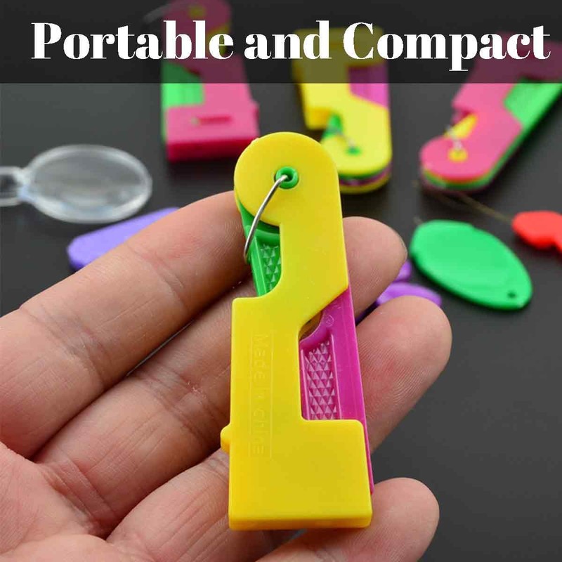 Automatic Sewing Needle Threader 5Pcs Plastic Hand Sewing Threading Tools