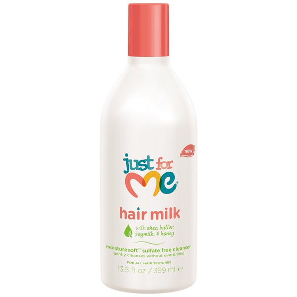 Just For Me Hair Milk Cleanser, Moisture Soft Sulfate Free 13.5 oz