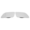 2PCS Side Heated Mirror Glass Left Right Fog Resistant Efficient