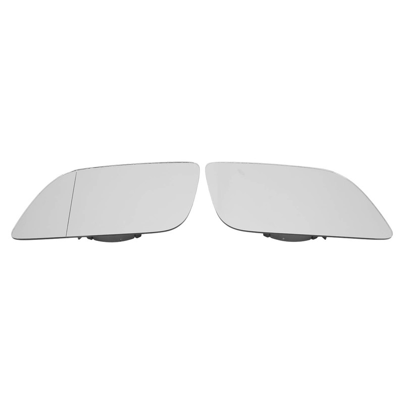 2PCS Side Heated Mirror Glass Left Right Fog Resistant Efficient