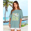 Oversized Tshirts for Women Summer Short Sleeve Casual Basic Tee
