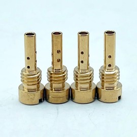 LEXOR Motorcycle Universal Carburetor Slojet Pilot Jet Keihin FCR CVK Zephyr ZRX ZZR ZXR GPZ #45 Set of 4