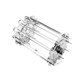 BridgePro Stainless Steel Rotating Rotisserie Kebab Skewer