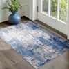 RELEANY Washable Area Rug 2'x3' Non-Slip Indoor Modern Abstract Low