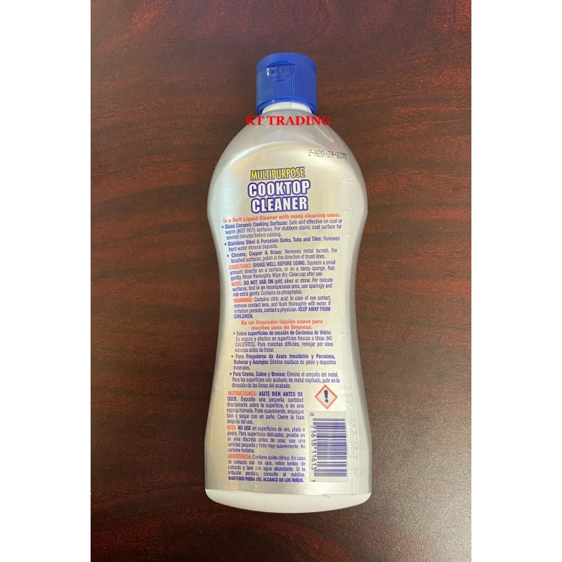 BAR KEEPERS FRIEND Multipurpose Glass Ceramic Cooktop Cleaner Sink Tub