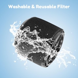 1 Pack VF3700 Filter (Single Wet Application Foam Filter Cartridge) Fit for 3 to 4.5 Gallon RIDGID Wet/Dry Shop Vacuums