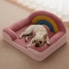 Blissful Diary Foam Dog Bed Medium Size, Pet Sofa with