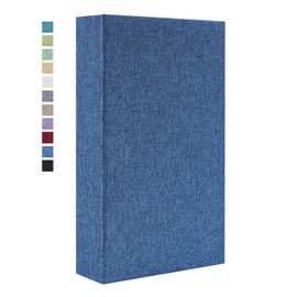 Vienrose Linen Photo Album 6x4 300 Pockets Photobooks Black Page Large Capacity Picture Albums for Valentine Family Wedding Christmas Birthday