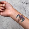 4 x 'Crazy Jester' Temporary Tattoos - Water Resistant, Skin-Safe,