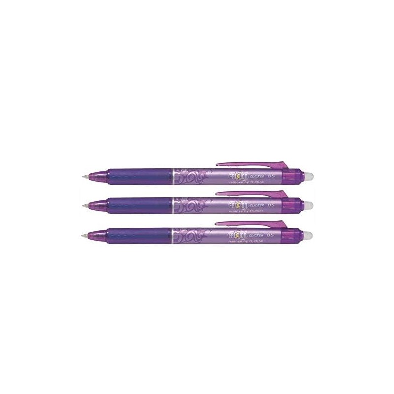 Pilot FriXion Ball Clicker 0.5 mm Retractable Rollerball Pens Pack