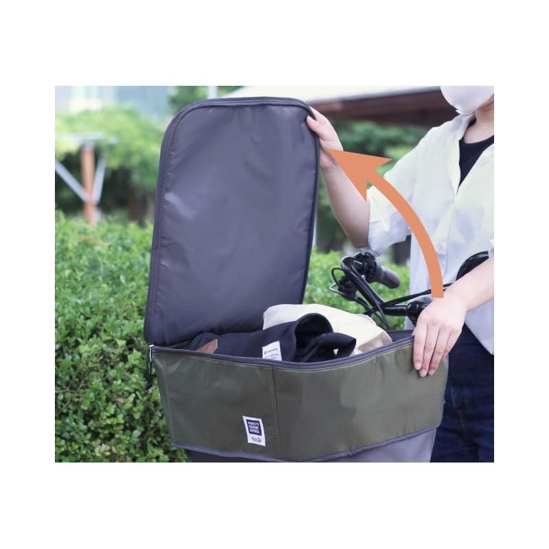 Okubo Seisakusho Maruto Pickup Front Basket Cover 2 Brown