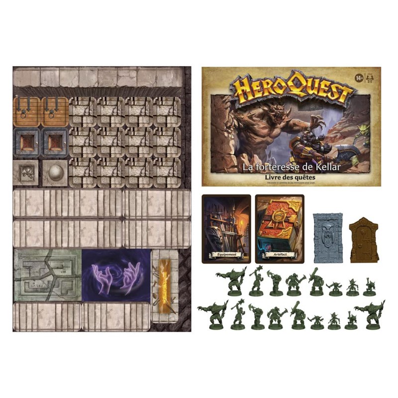 Heroquest La Fortress de Kellar Expansion, 2 A 5 Players,