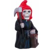 RAKSO Grim Reaper Gnome, 13", Large UV Resistant Lawn Ornament