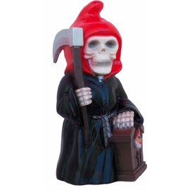 RAKSO Grim Reaper Gnome, 13", Large UV Resistant Lawn Ornament