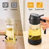 PARACITY Oil Dipenser Bottle with Silicone Bottom, 2 in 1