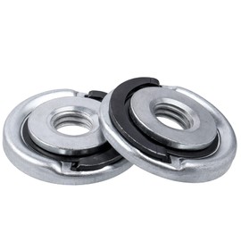Bestgle Pack of 2 quick-release nuts M14 for angle grinder/power grinders, high-strength alloy, suitable for all M14 interface angle grinders ring type