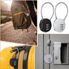 INGJIA Combination Lock, Padlock, Combination Lock, 3 Digit, Luggage Lock