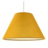 Traditional 12" Ochre Cotton Coolie Lampshade Suitable for Table Lamp