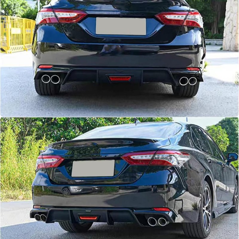 Ombialo Rear Lip Bumper Diffuser Compatible with Toyota Camry 2018-2022