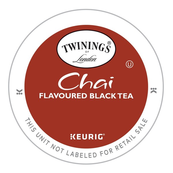 Twinings of London Chai Tea K-Cups for Keurig, 12 Count (Pack of 1)