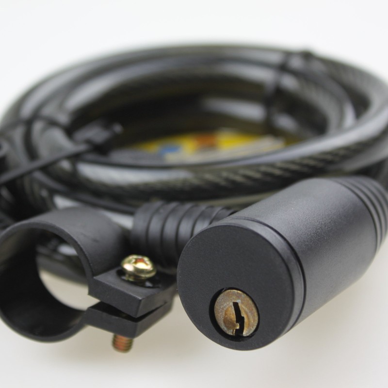 Stahlex Bicycle Lock 120 cm with 2 Keys and Holder