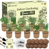 10 Herb Garden Planter Indoor Kit, 44pcs Complete Kitchen Herb