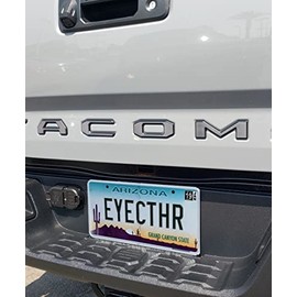 EyeCatcher PRO Premium Tailgate Letter Inserts Compatible with 2016-2023 Toy Taco (Black and Carbon)
